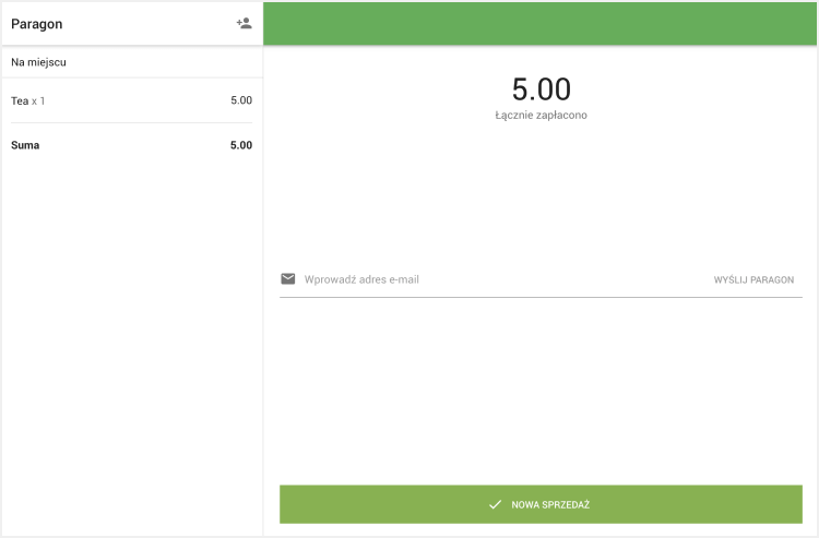 transakcja została dokonana skutecznie