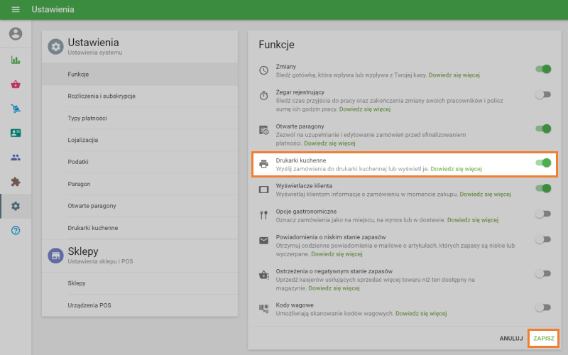 suwak 'Drukarki kuchenne'