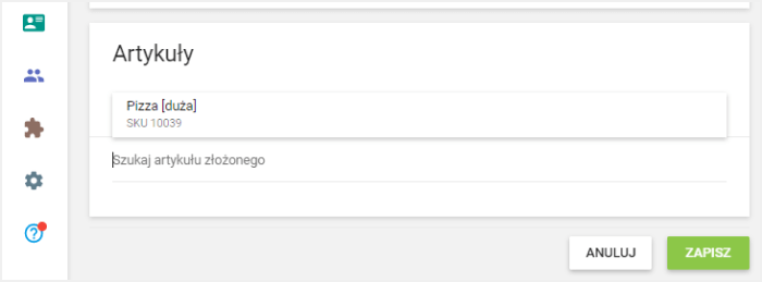 sekcja „Artykuły”