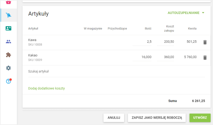 Kliknij przycisk „Utwórz”