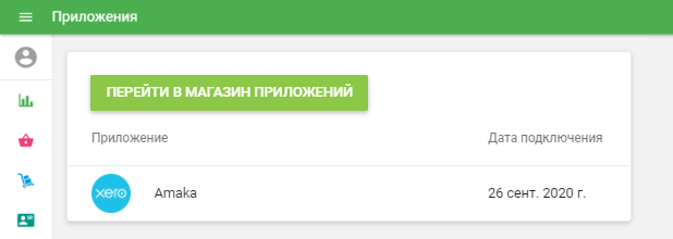 Подключенные приложения