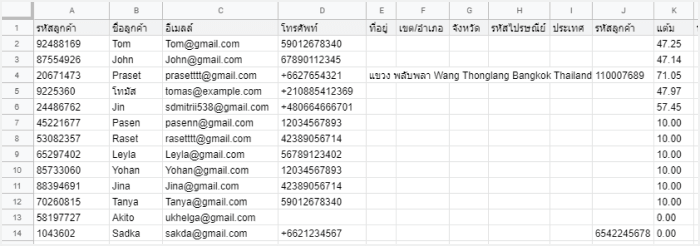 ไฟล์กับลูกค้า