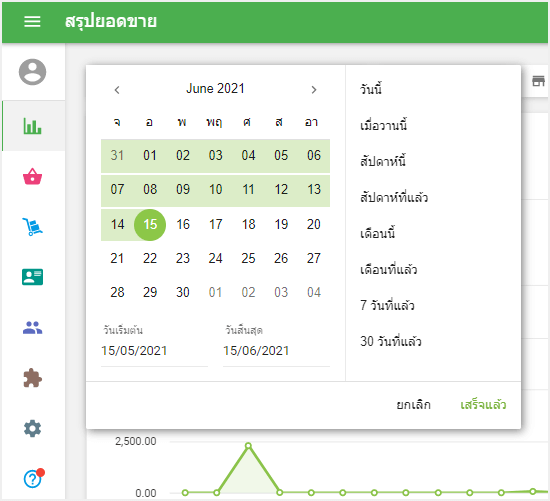 ระยะเวลาในการรายงาน