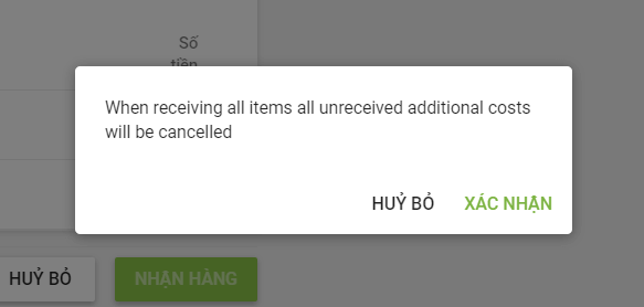 Xác nhận lựa chọn của bạn