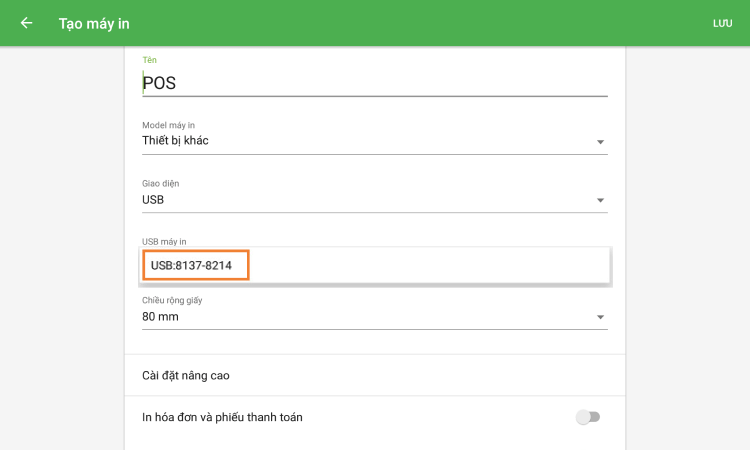 chọn máy in của bạn