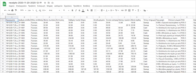 &nbsp;μπορείτε να το ανοίξετε στις Google φύλλο