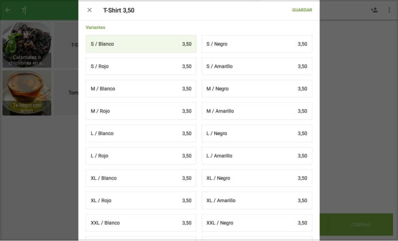 Cómo usar Variantes de Artículos