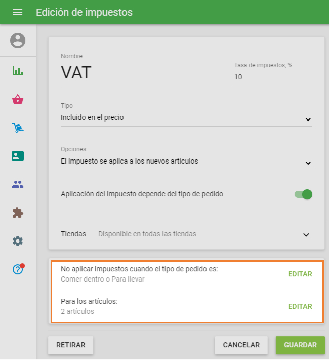 una pequeña descripción sobre los cambios