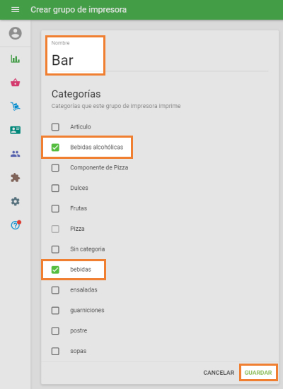 estaciones de cocina Bar