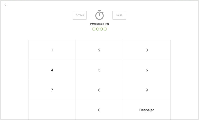 Introducir clave PIN en Loyverse TPV