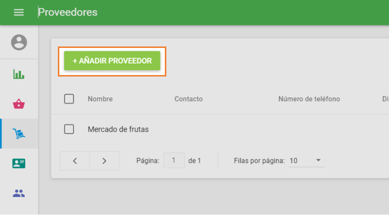 boton '+ Anadir proveedor'