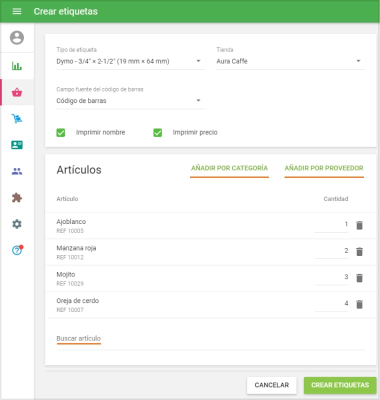 seccion de 'Articulos'