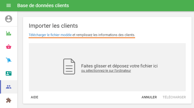 Télécharger le fichier modèle