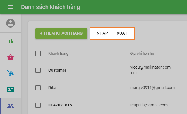 Nhập khẩu' và Xuất