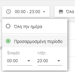 ώρα της ημέρας