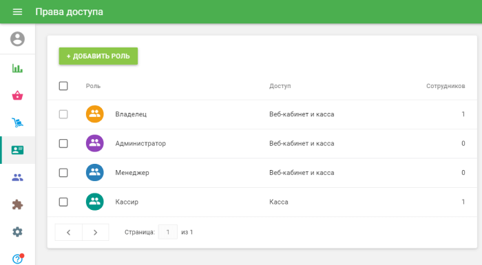 Для редактирования выберите создайте группу