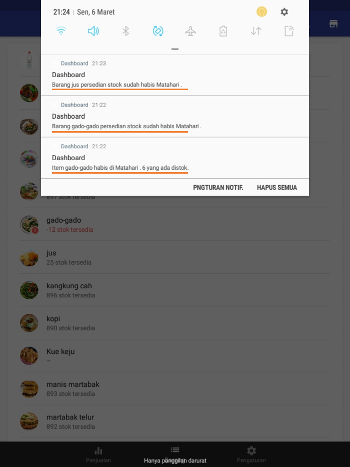 Anda akan menerima pemberitahuan push