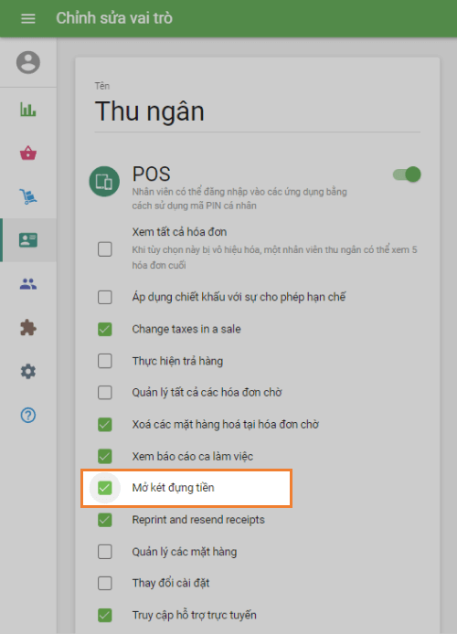 hộp 'Mở ngăn kéo đựng tiền mà không cần bán hàng'