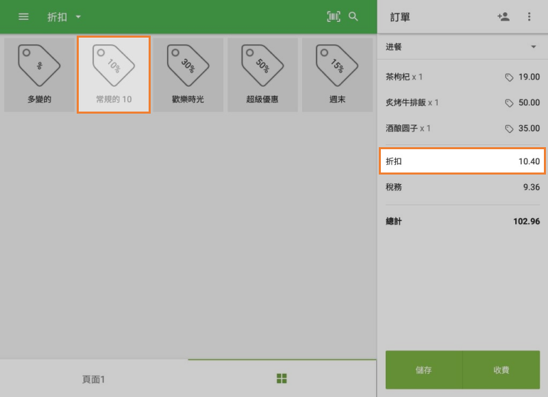 適用於機票的折扣