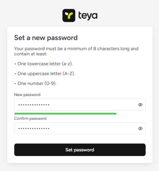 單擊 設置密碼 按鈕。