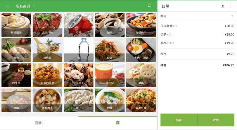 顯示的貨幣符號