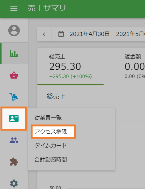 アクセス権限１